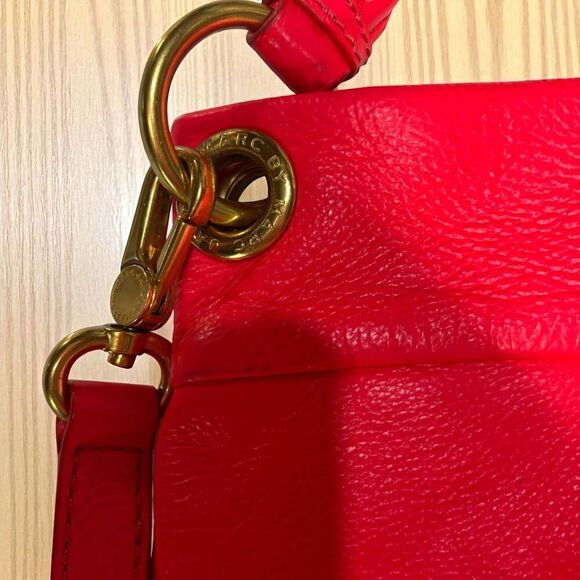 Marc by Marc Jacobs Classic Q Hillier Hobo Bag in Raspberry Red - Picture 4 of 7